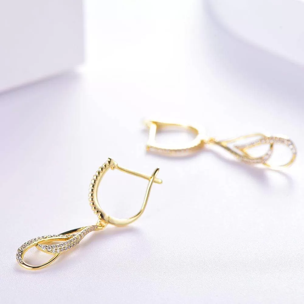 Hoop Earrings with Charm Stylish Fancy Drop Stylish Fancy Drop